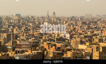 Vista aerea del Cairo Foto Stock