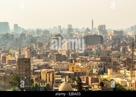 Vista aerea del Cairo Foto Stock