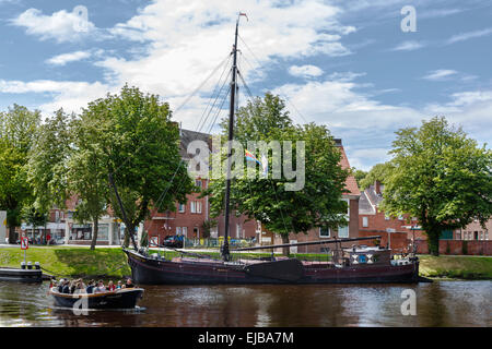 Nave a vela in Falderndelft Foto Stock