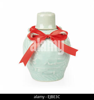 Il vino di riso nel vaso del frullatore Foto Stock