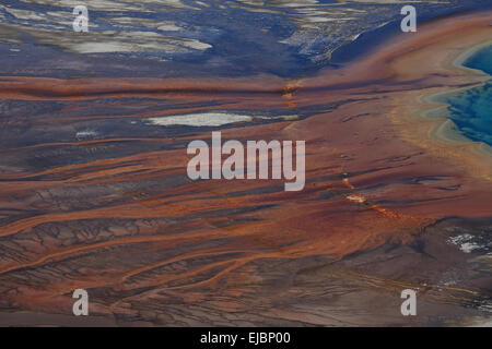 Grand Prismatic Spring im Yellowstone National Par Foto Stock