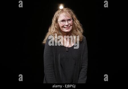 Apertura notturna Curtain Call per Broadway lettere di amore al Brooks Atkinson Theatre. Dotato di: Mia Farrow dove: New York New York, Stati Uniti quando: 18 Set 2014 Foto Stock