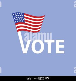 votare in Stati Uniti d'America Foto Stock