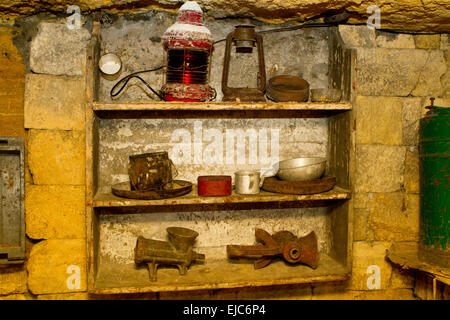 Vecchie Catacombe Odessa Foto Stock