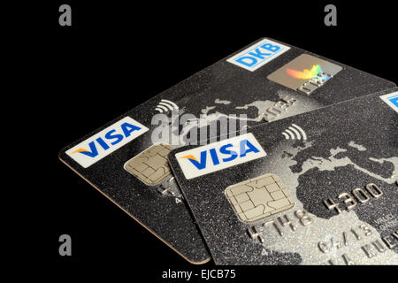 Carte Visa Foto Stock