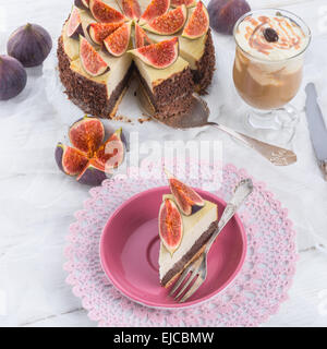 Con riferimento alle figure da 4 a 6 semi di papavero cheesecake Foto Stock