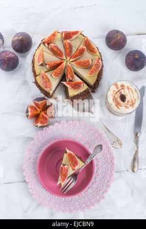 Con riferimento alle figure da 4 a 6 semi di papavero cheesecake Foto Stock