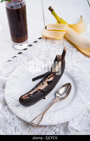 Banane arrostite Foto Stock