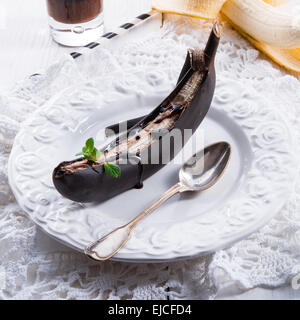 Banane arrostite Foto Stock