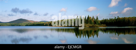 Montare Carleton Parco Provinciale e Bathurst Lago, New Brunswick. Foto Stock