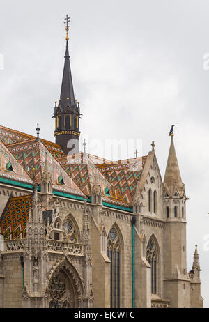 Mattias chiesa in Collina del Castello Budapest Foto Stock