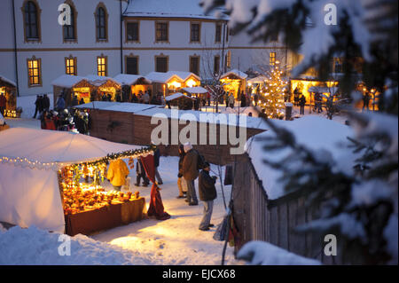 Mercatino di Natale in Baviera, Germania Foto Stock
