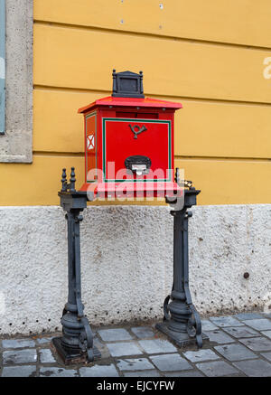 Posta nella cassetta postale di Castle Hill Budapest Foto Stock