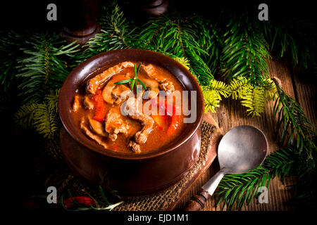 Manzo alla Stroganoff Foto Stock