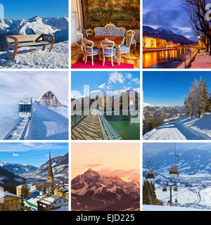 Collage di immagini in Austria Foto Stock