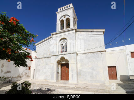 La Cattedrale cattolica romana di Naxos, Kastro, Naxos Island, Grecia Foto Stock