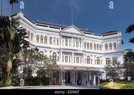Il Raffles Hotel di Singapore Foto Stock