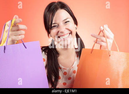 Donna di acquisto Foto Stock