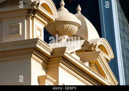 Dettagli architettonici, antico ufficio postale, Smith Street, Collingwood, Victoria, Australia Foto Stock