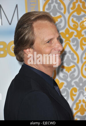 LOS ANGELES, CA - 4 Novembre 2014: Jeff Daniels presso la stagione tre premiere della sua serie HBO " Notizie " al Directors Guild of America Theatre, West Hollywood. Foto Stock