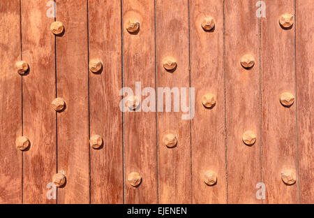 Vecchia porta di legno sfondo Foto Stock