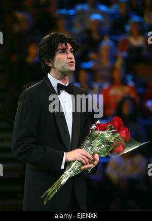 RUSSIA, MOSCA 21 Novembre 2006: Nikolay Tsiskaridze nel grande circo di Mosca in della mostra "Nuovo Anno". 27 novembre a Mosca, Russo Foto Stock