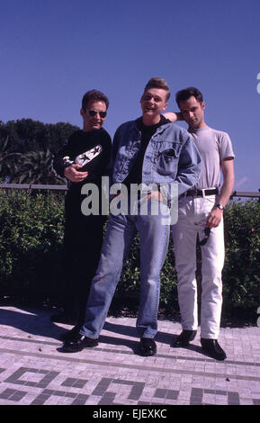 British 80s boy band alo James in Roma Foto Stock