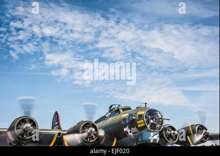 Texas Raider B-17 Flying Fortress WWII warbird. Foto Stock