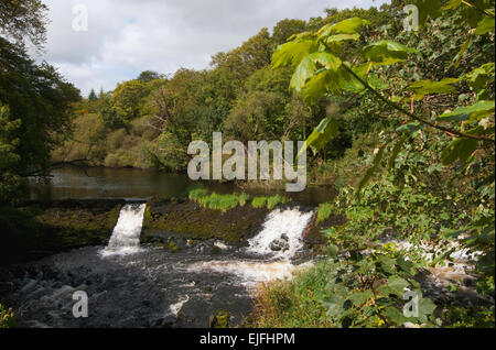 Fiume Lennon, Rathmelton, County Donegal, Irlanda Foto Stock