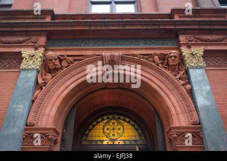 Brooklyn storico edificio della società Foto Stock