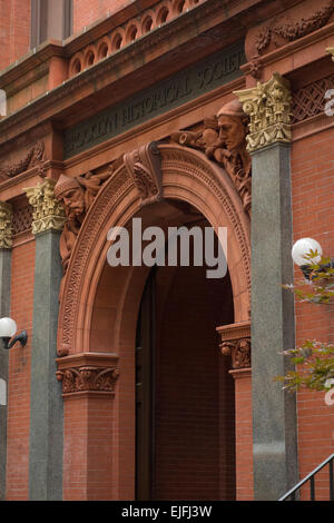 Brooklyn storico edificio della società Foto Stock