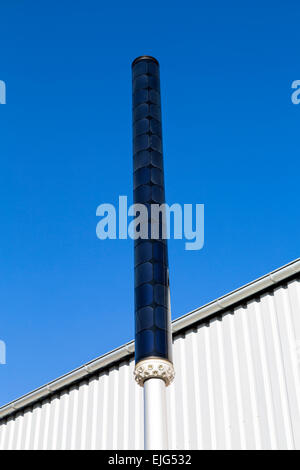 Alimentato con energia solare strada lampada a LED Foto Stock