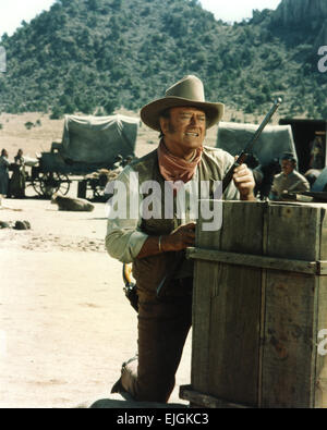 JOHN WAYNE (1907-1979) pellicola US attore famoso per i suoi ruoli in film western Foto Stock