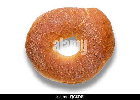 Ciambella di pane a forma di primo piano Foto Stock