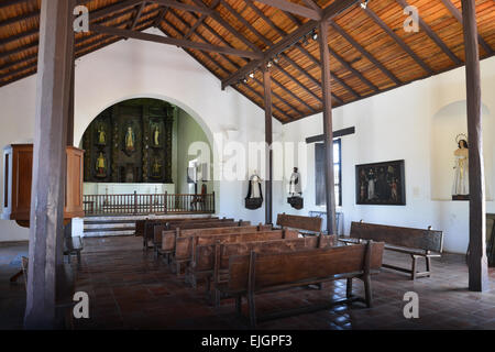 All'interno del Museo di Arte Sacra di Santo Domingo de Porta Coeli. San German, Puerto Rico. Territorio statunitense. Isola dei caraibi. Foto Stock