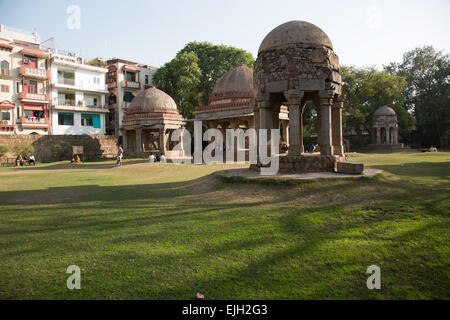 Hauz Khas Village India Asia Foto Stock