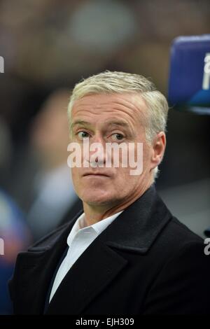 Lo Stade de France, Parigi, Francia. 26 Mar, 2015. Calcio internazionale amichevole. Francia-Brasile. Il gestore francese Didier Deschamps (fra) Credito: Azione Sport Plus/Alamy Live News Foto Stock