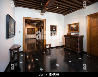 Museo Plantin-Moretus interno, Anversa, Belgio Foto Stock