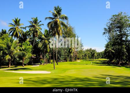 Lemuria Resort golf, Isola di Praslin, Seicelle Foto Stock