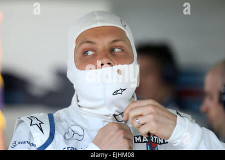 Motorsports: FIA Formula One World Championship 2015, il Gran Premio della Malesia, #77 Valtteri Bottas (FIN, Williams Martini Racing), Foto Stock