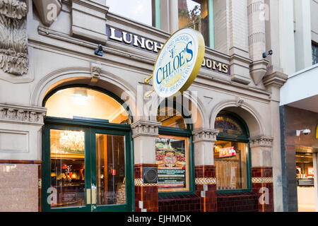 Chloe's Bar e Brasserie, Melbourne, Australia Foto Stock