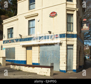 Chiuso public house, Folkestone. Foto Stock