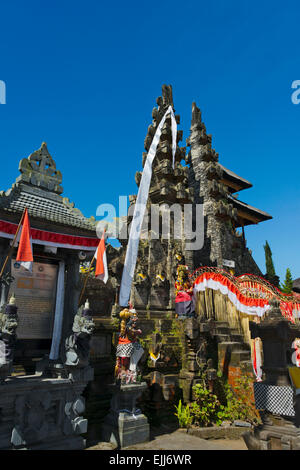 Pura Ulun Danu Batur tempio, isola di Bali, Indonesia Foto Stock