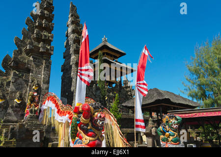 Pura Ulun Danu Batur tempio, isola di Bali, Indonesia Foto Stock