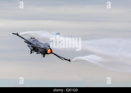 Olandese F-16 Foto Stock