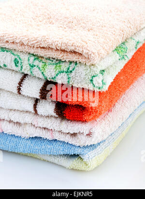asciugamani puliti Foto Stock