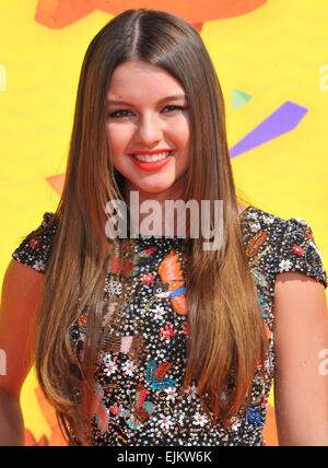 Los Angeles, California, USA. 28 Mar, 2015. Fatima Ptacek frequentando il Nickelodeon's 28 bambini annuale' Choice Awards che si è tenuto presso il Forum di Inglewood, la California il 28 marzo 2015 . 2015 Credit: D. lunga/Globe foto/ZUMA filo/Alamy Live News Foto Stock