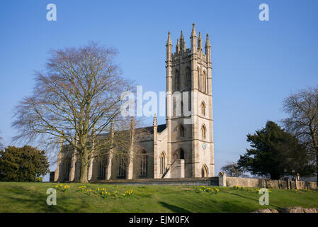 Tutti i santi della chiesa parrocchiale. Churchill, Oxfordshire, Inghilterra Foto Stock