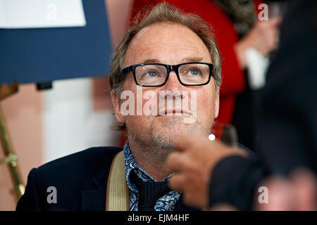 Alastair Hignell al oldie pranzo letterario 17/04/12 Foto Stock