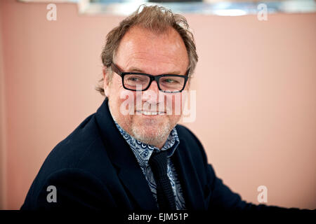 Alastair Hignell al oldie pranzo letterario 17/04/12 Foto Stock